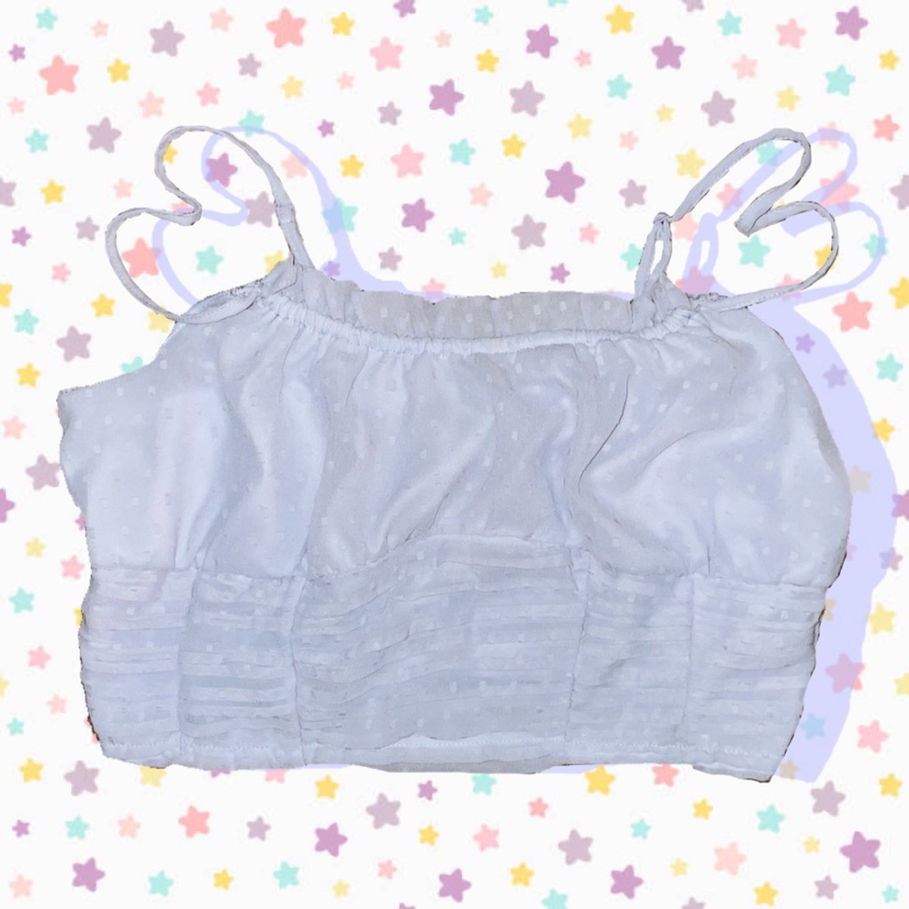 Forever 21 Chiffon Crop Spaghetti